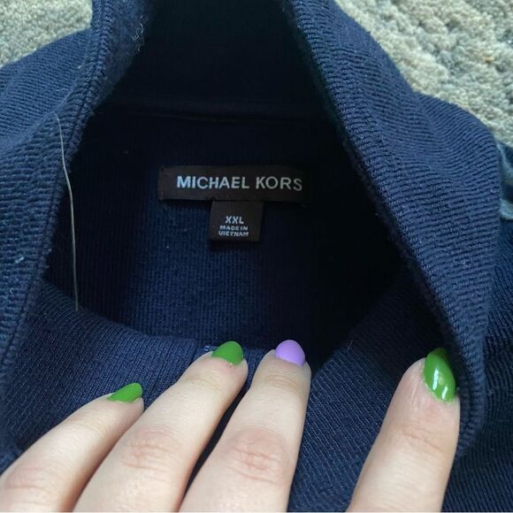 Michael Kors Pullover Knit Half Zip Sweater - Picture 2 of 5